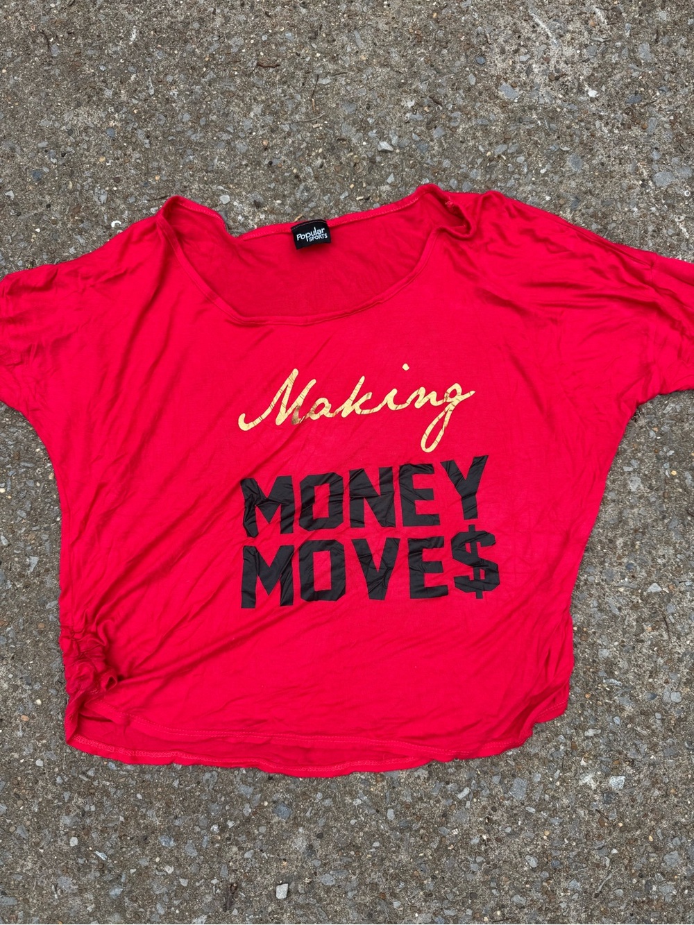 Making Money Moves Red Graphic Tee - Prologue